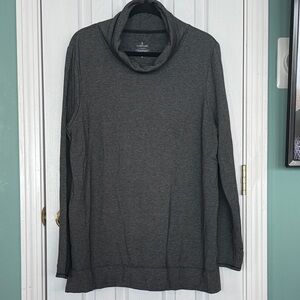 Cuddl Duds Women's Charcoal Tunic XL